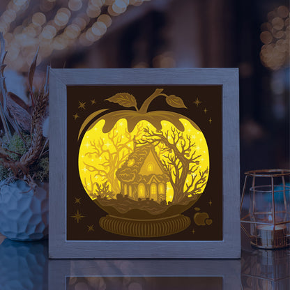 Apple – 3D Lightbox SVG File for Cricut & Silhouette