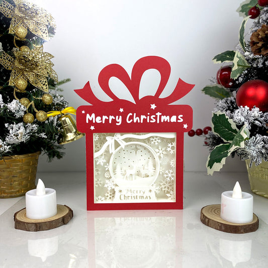 Christmas Deer – 3D Box SVG File for Cricut & Silhouette