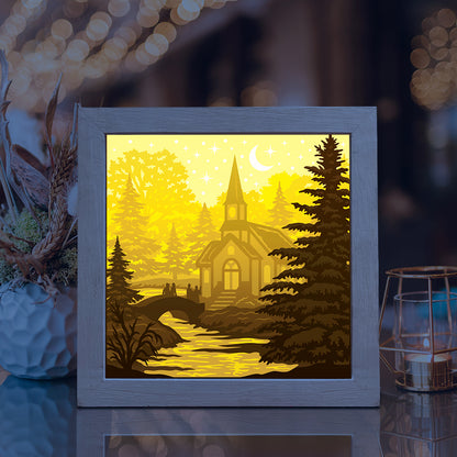 Christmas In The Forest 2 – 3D Lightbox SVG File for Cricut & Silhouette