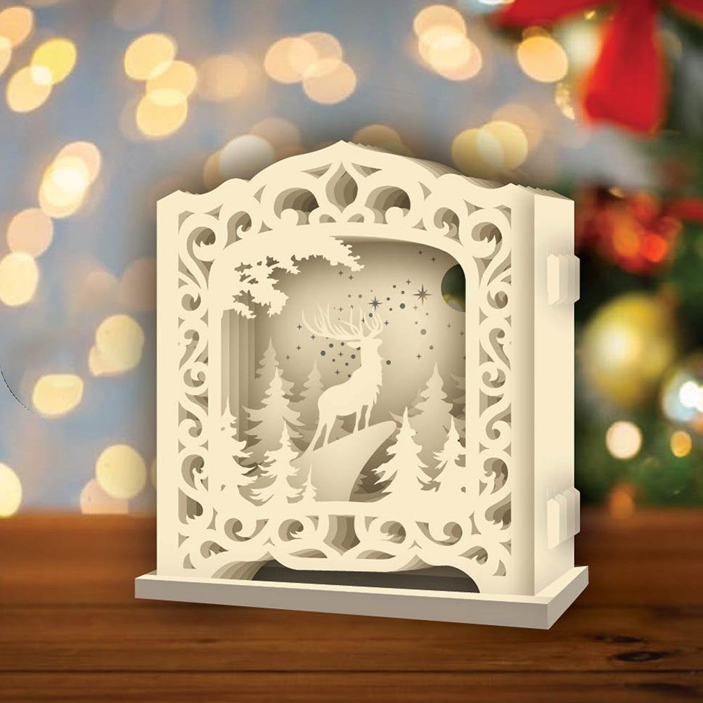 Deer 3 – 3D Pop-Up Card SVG File for Cricut & Silhouette