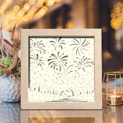 Fireworks – 3D Shadow Box SVG File for Cricut & Silhouette