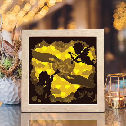 Cupid – 3D Lightbox SVG File for Cricut & Silhouette