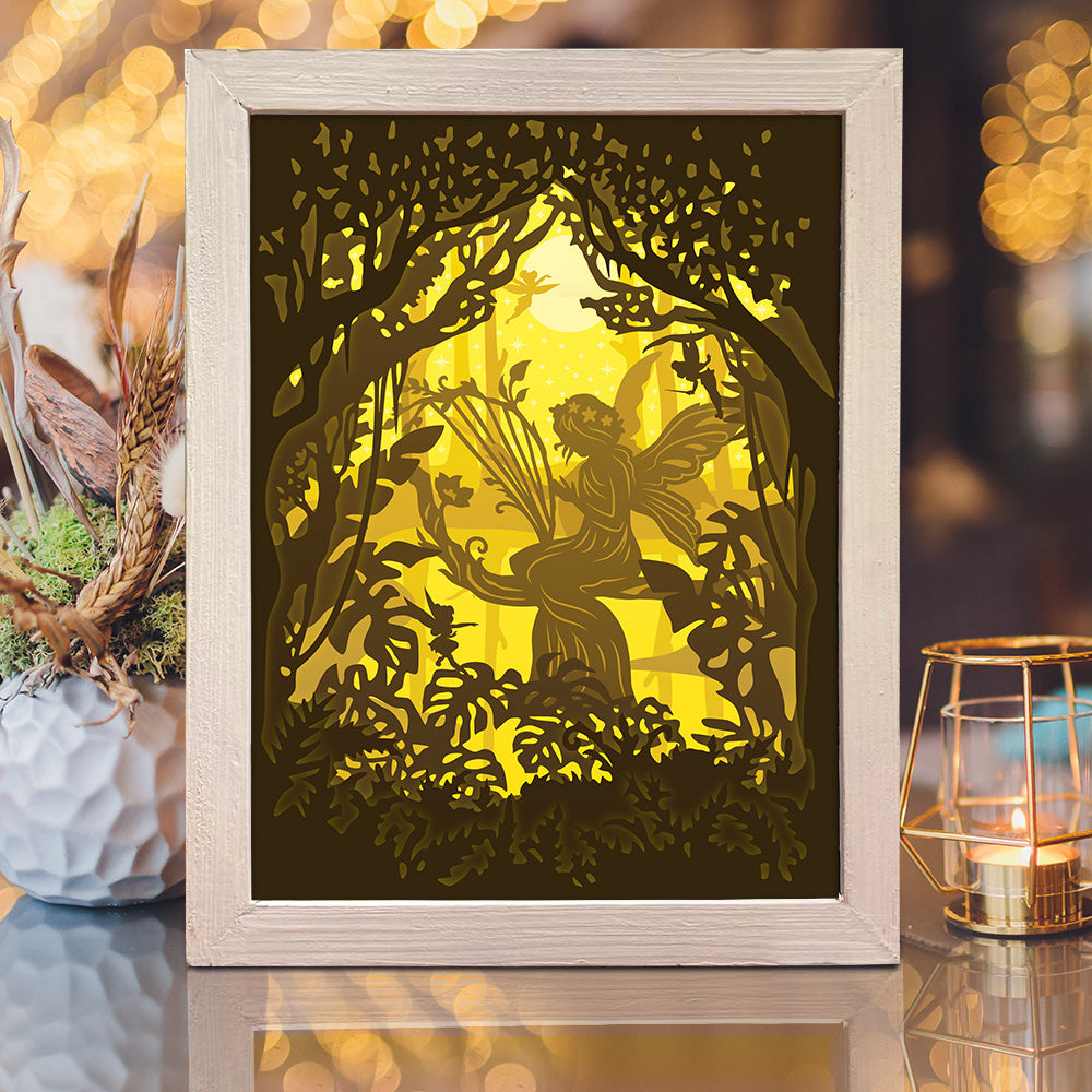 Fairy 1 – 3D Lightbox SVG File for Cricut & Silhouette