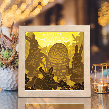Easter 6 – 3D Lightbox SVG File for Cricut & Silhouette