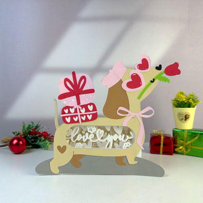 Dog – 3D Box SVG File for Cricut & Silhouette