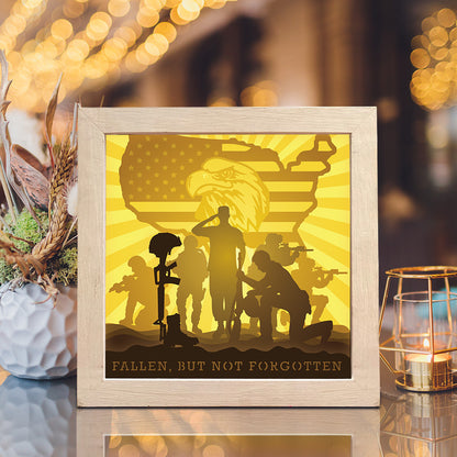 Fallen Soldiers - 3D Special Occasions Papercut Lightbox File - Cricut File - VEKTOR KRAFT
