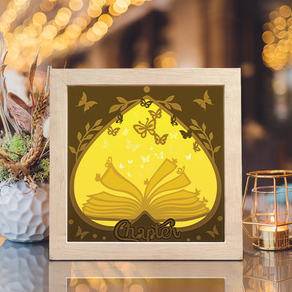 Chapter 1 – 3D Lightbox SVG File for Cricut & Silhouette