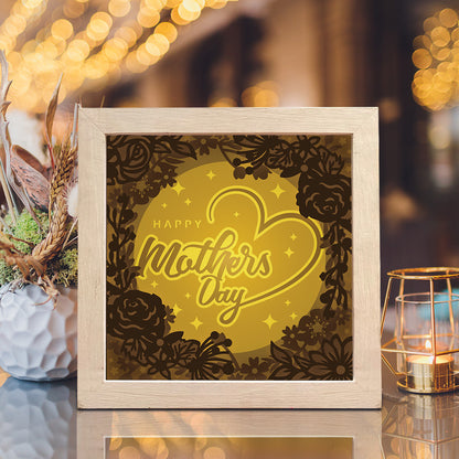 Happy Mother's Day 5 - 3D Mother Lightbox File - Cricut File - VEKTOR KRAFT
