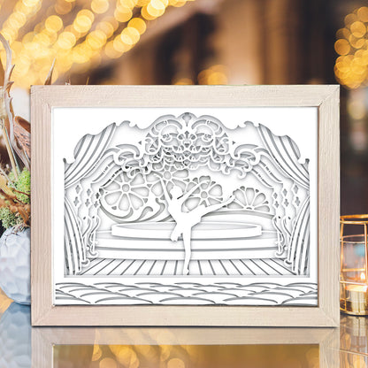 Ballet 1 – 3D Lightbox SVG File for Cricut & Silhouette