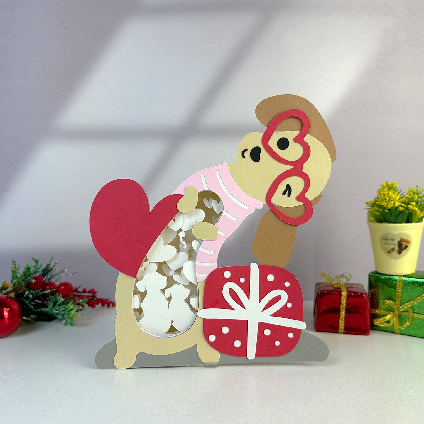Dog – 3D Box SVG File for Cricut & Silhouette