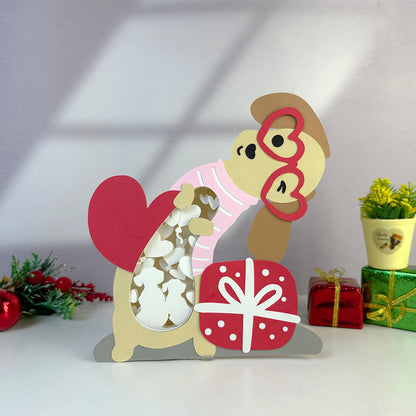 Dog – 3D Box SVG File for Cricut & Silhouette