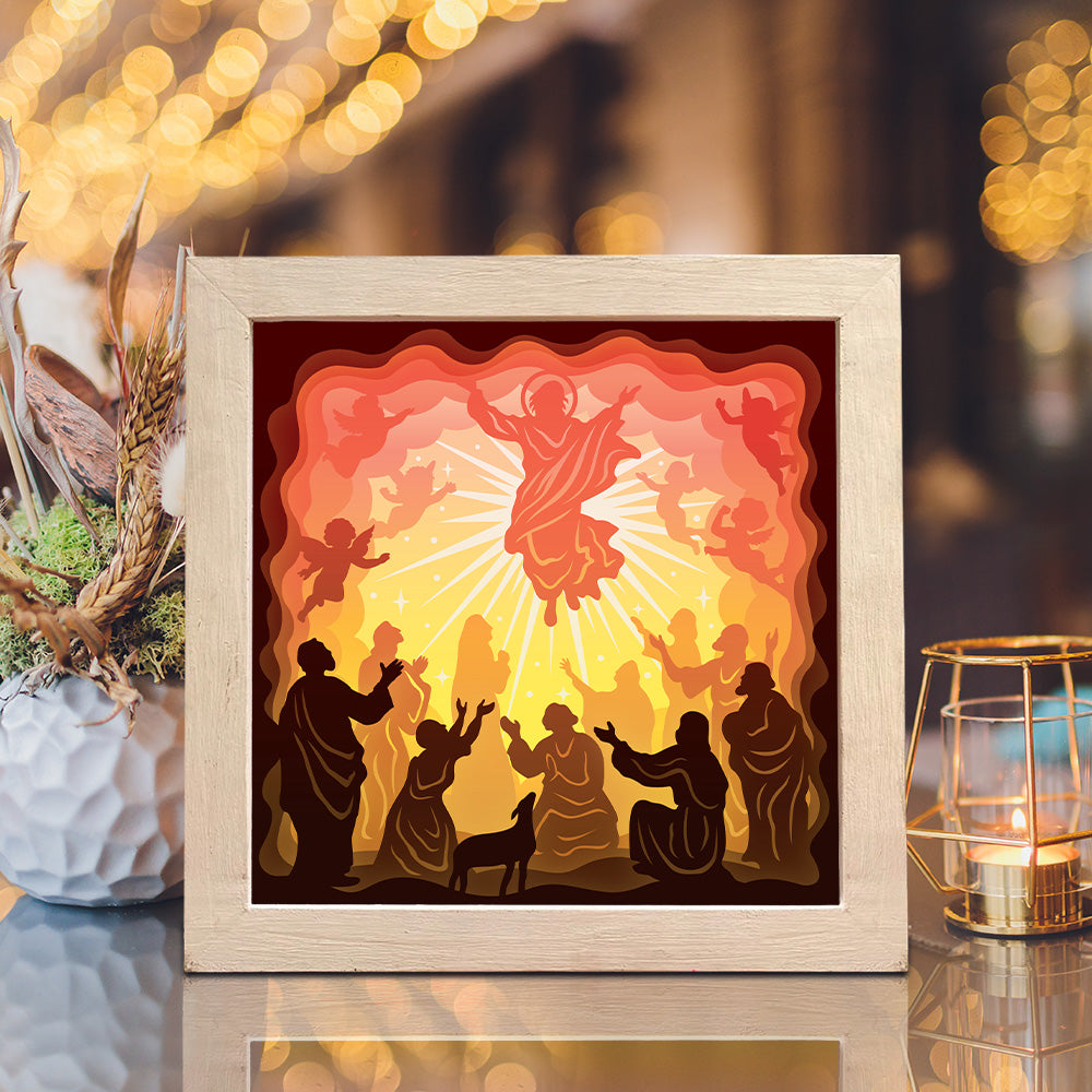Jesus 8 – 3D Lightbox SVG File for Cricut & Silhouette