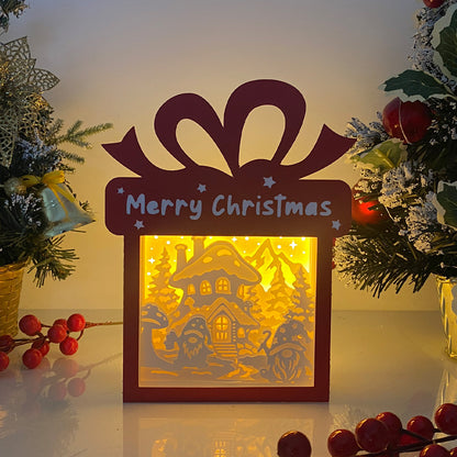 Christmas Gnome 4 – 3D Box SVG File for Cricut & Silhouette