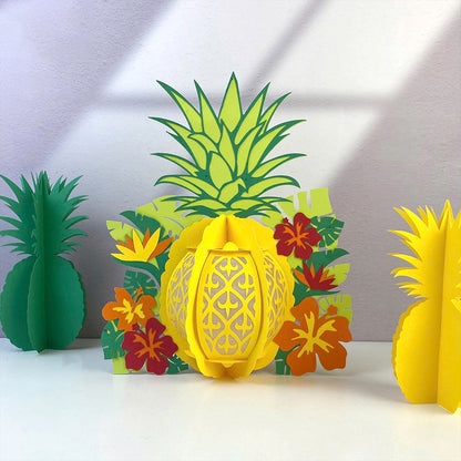 Pineapple – 3D Lantern SVG File for Cricut & Silhouette