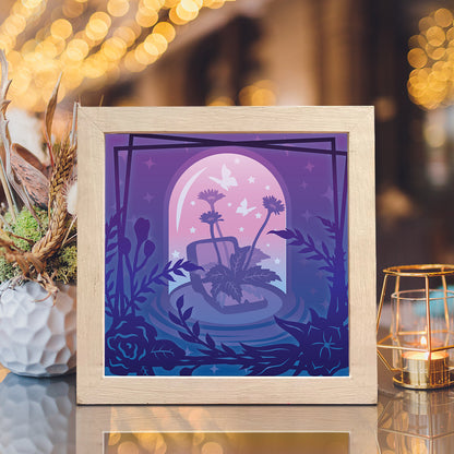 Butterfly Jar – 3D Lightbox SVG File for Cricut & Silhouette