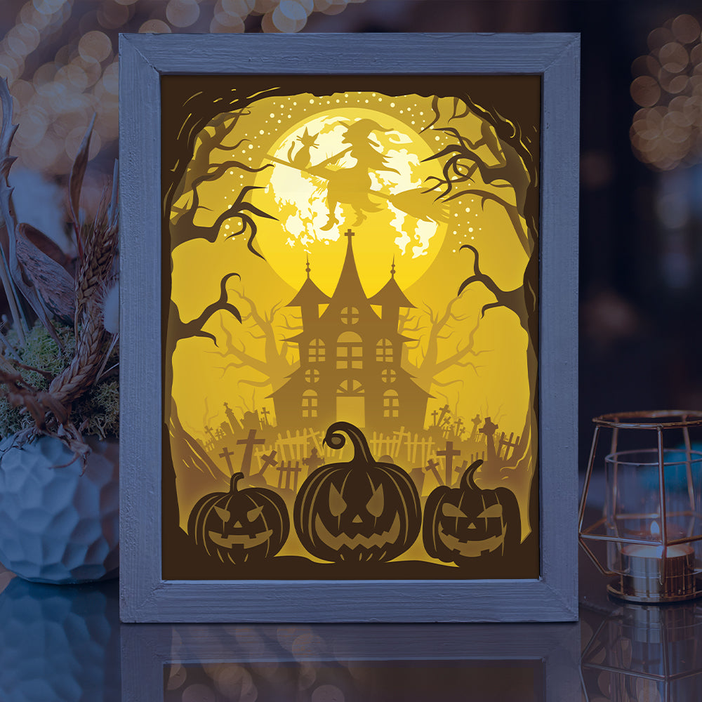 Halloween 3 – 3D Lightbox SVG File for Cricut & Silhouette