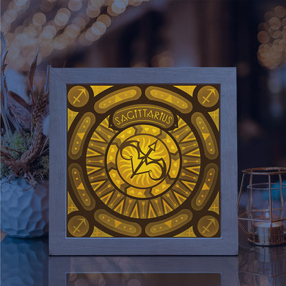 Sagittarius – 3D Lightbox SVG File for Cricut & Silhouette