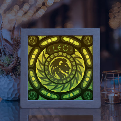 Leo – 3D Lightbox SVG File for Cricut & Silhouette