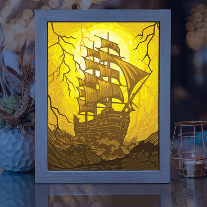 Pirates 2 – 3D Lightbox SVG File for Cricut & Silhouette