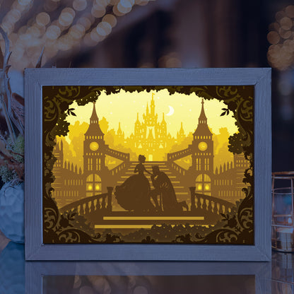 King and Queen – 3D Lightbox SVG File for Cricut & Silhouette