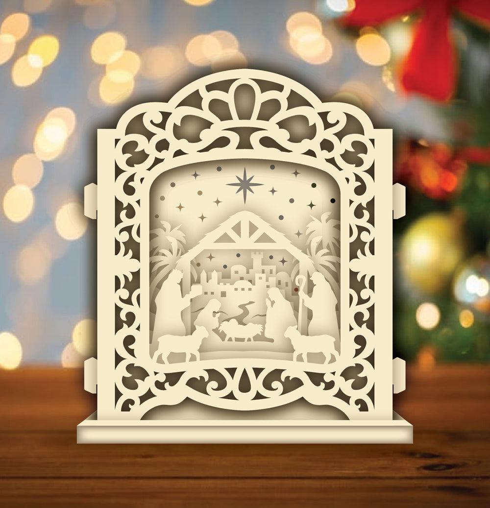 Christmas 2 – 3D Pop-Up Card SVG File for Cricut & Silhouette