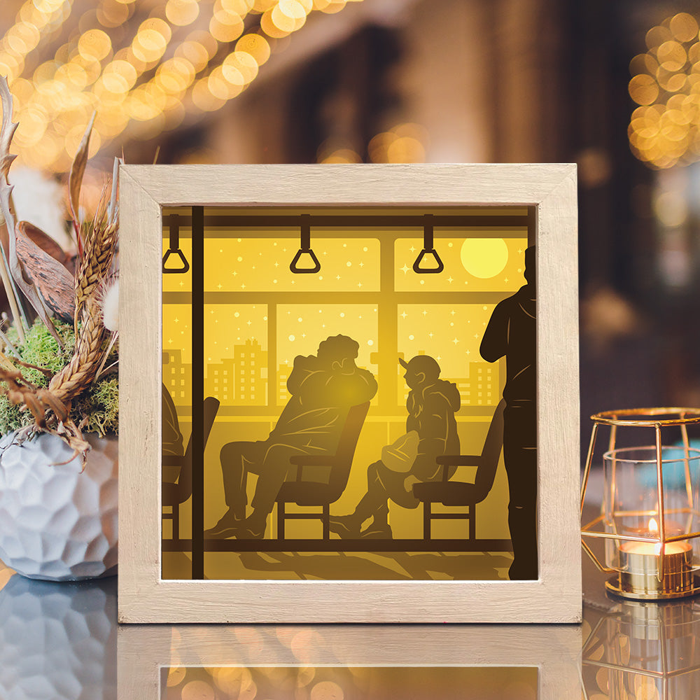 Love 2 – 3D Lightbox SVG File for Cricut & Silhouette
