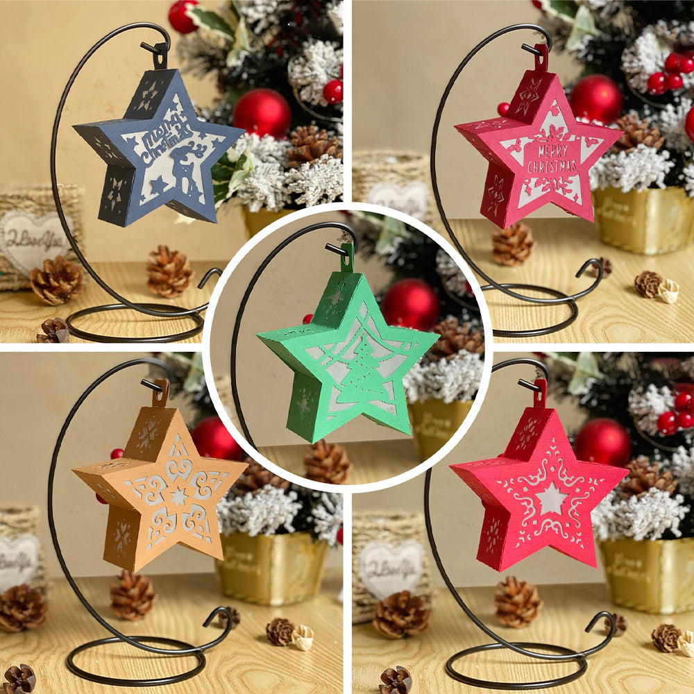 Pack 5 Christmas - 3D Star Lantern File  - Cricut File 2  - VEKTOR KRAFT