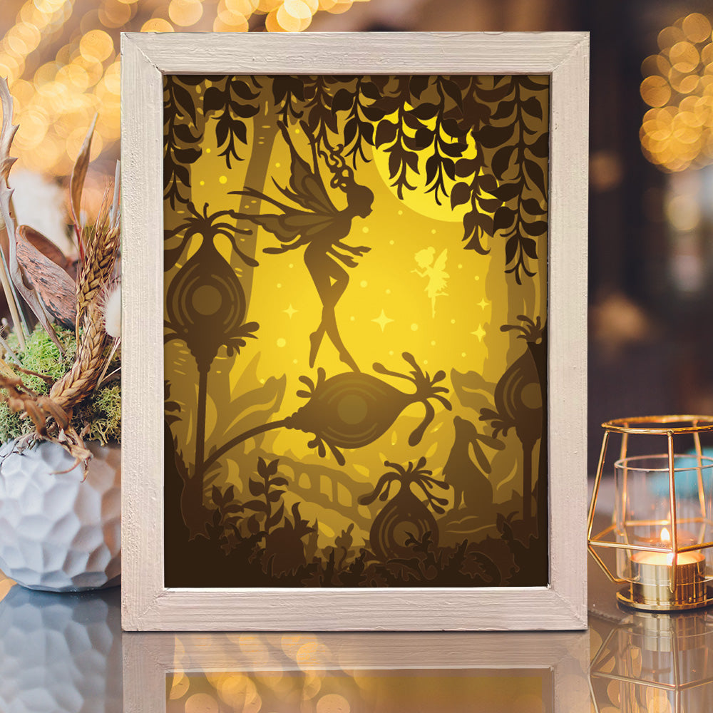 Fairy 3 – 3D Lightbox SVG File for Cricut & Silhouette