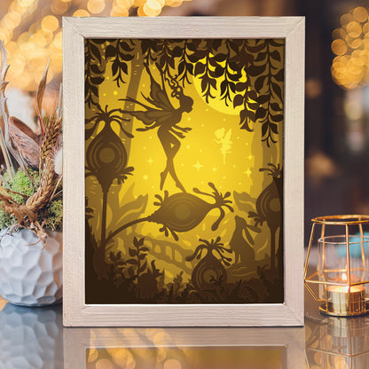 Fairy 3 – 3D Lightbox SVG File for Cricut & Silhouette