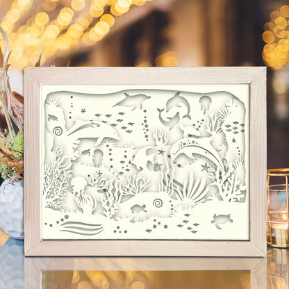 Seabed 1 – 3D Lightbox SVG File for Cricut & Silhouette