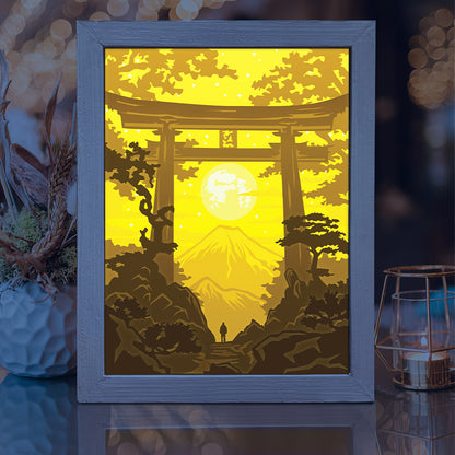 Moonlight – 3D Lightbox SVG File for Cricut & Silhouette