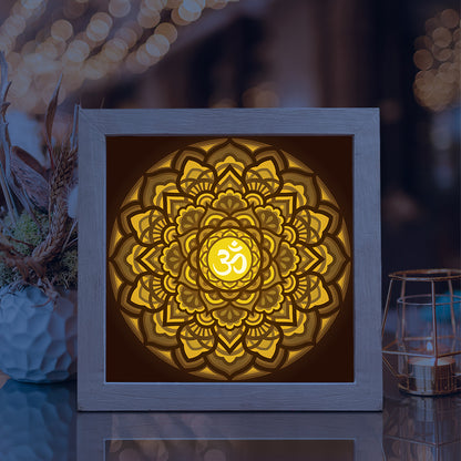 Mandala 2 – 3D Lightbox SVG File for Cricut & Silhouette