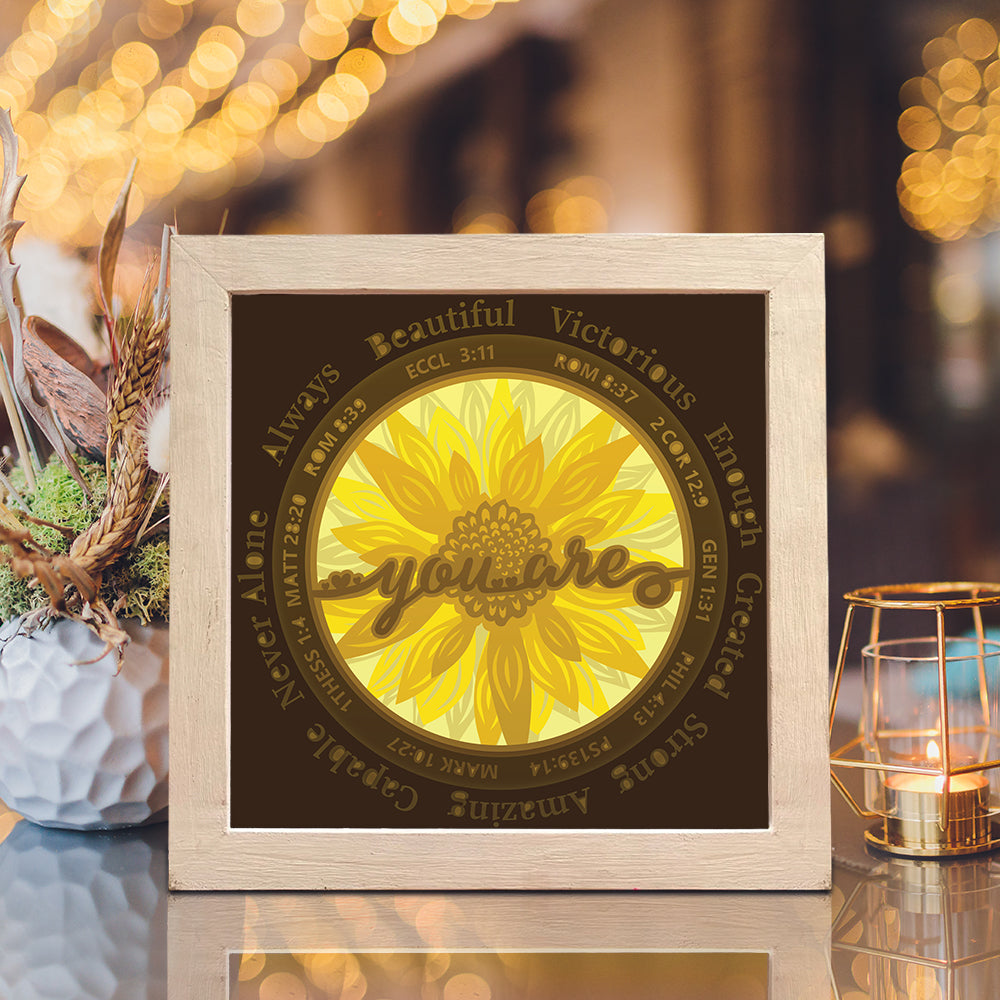 Bible Verse – 3D Lightbox SVG File for Cricut & Silhouette