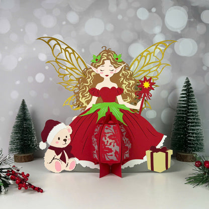 Christmas Fairy 1 – 3D Lantern SVG File for Cricut & Silhouette