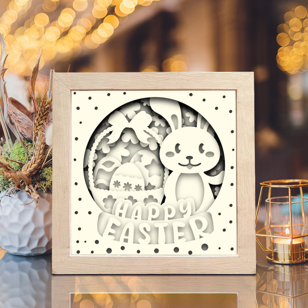 Easter 11 – 3D Shadow Box SVG File for Cricut & Silhouette