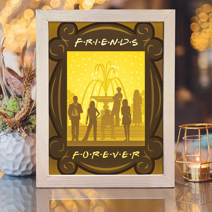 Friends Series – 3D Lightbox SVG File for Cricut & Silhouette