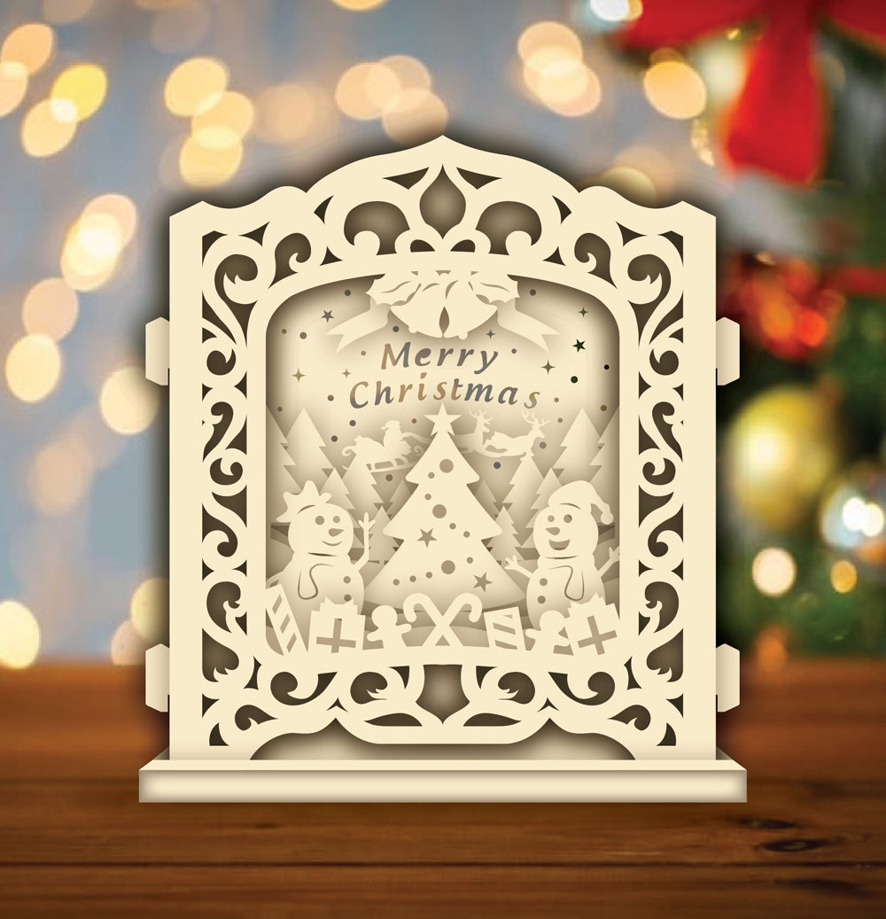 Christmas 1 – 3D Pop-Up Card SVG File for Cricut & Silhouette