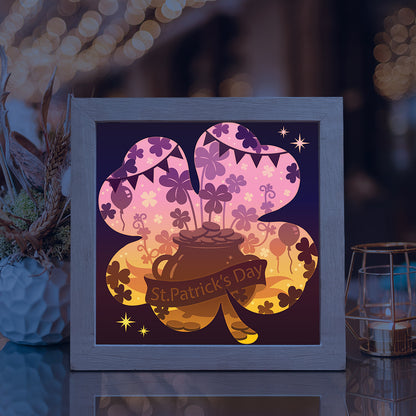 St. Patrick's Day 1 – 3D Lightbox SVG File for Cricut & Silhouette