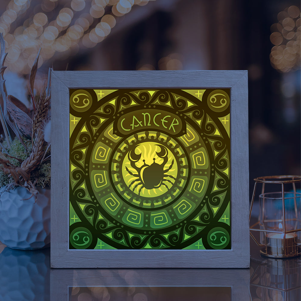 Cancer – 3D Lightbox SVG File for Cricut & Silhouette