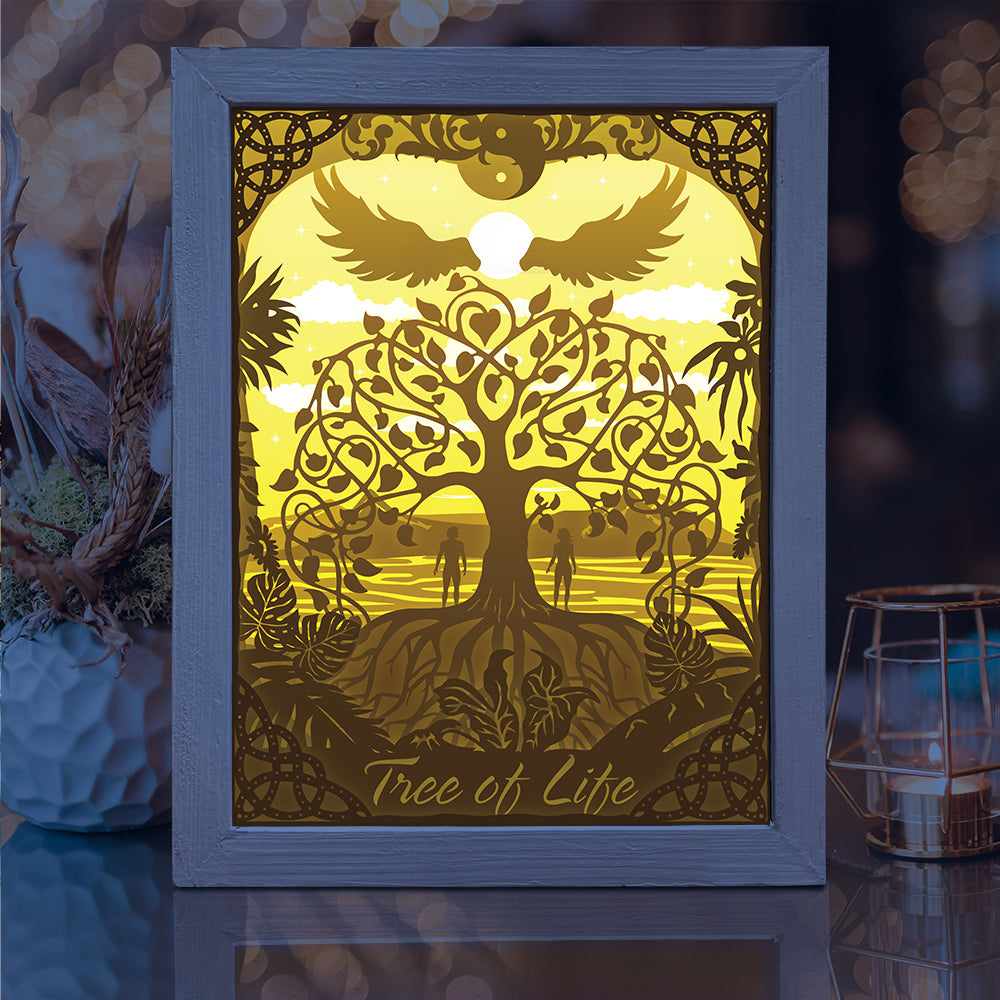 Tree of Life – 3D Lightbox SVG File for Cricut & Silhouette