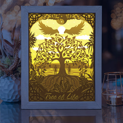 Tree of Life – 3D Lightbox SVG File for Cricut & Silhouette