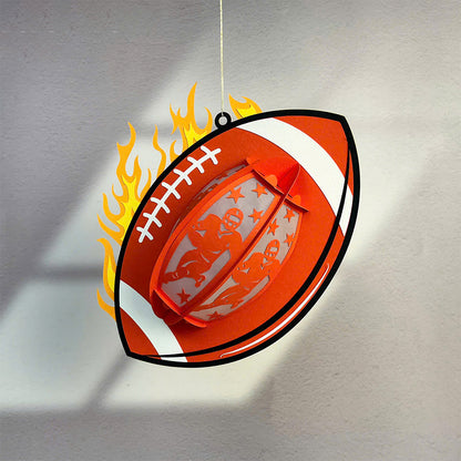 Rugby – 3D Lantern SVG File for Cricut & Silhouette