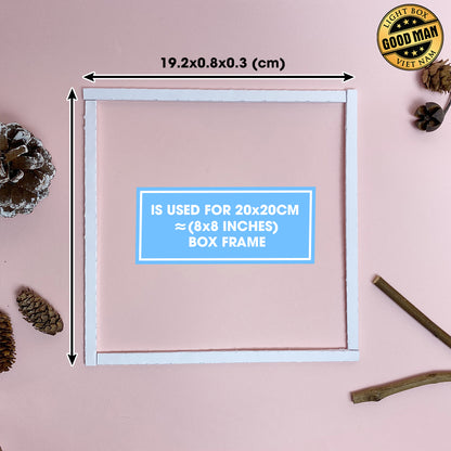 Paper Spacers Digital File DIY For Square Box – 3D Box SVG File for Cricut & Silhouette