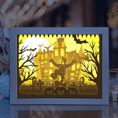 Halloween 9 – 3D Lightbox SVG File for Cricut & Silhouette
