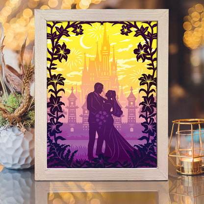 Wedding 3 - 3D Special Occasions Papercut Lightbox File - Cricut File - VEKTOR KRAFT