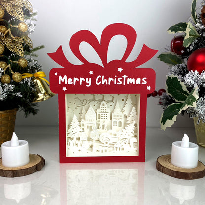 Christmas Village – 3D Box SVG File for Cricut & Silhouette