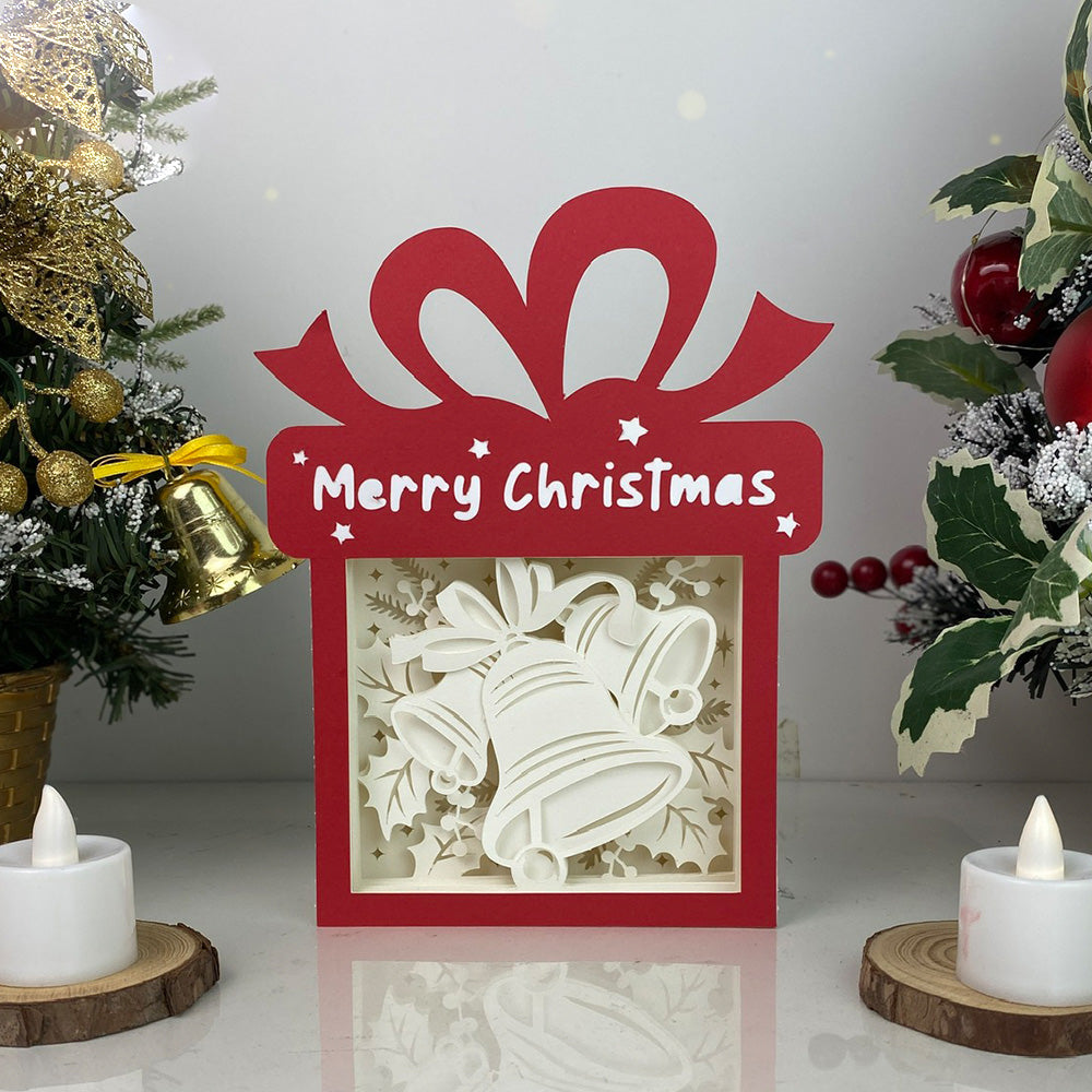 Christmas Bell – 3D Box SVG File for Cricut & Silhouette