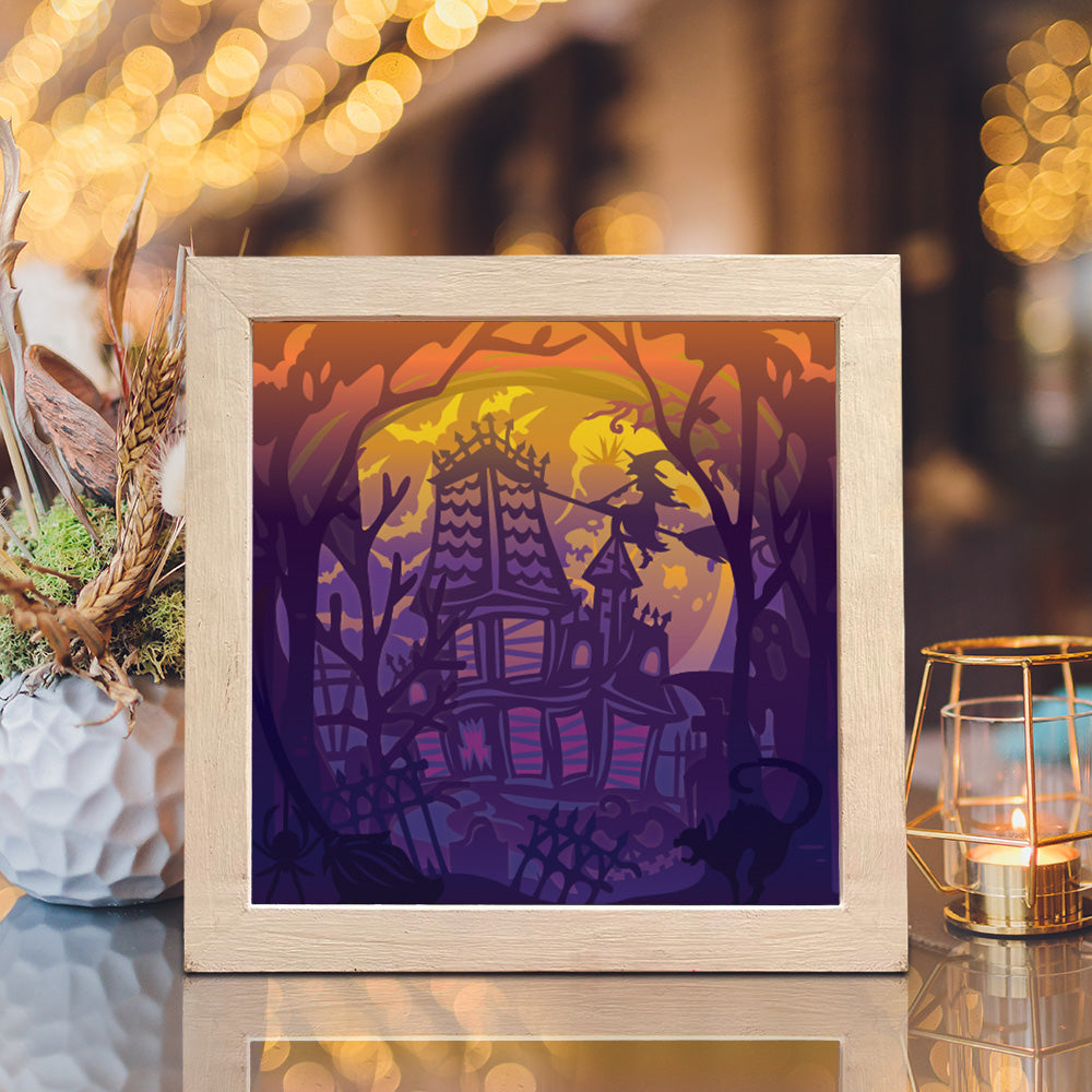 Halloween 17 – 3D Lightbox SVG File for Cricut & Silhouette