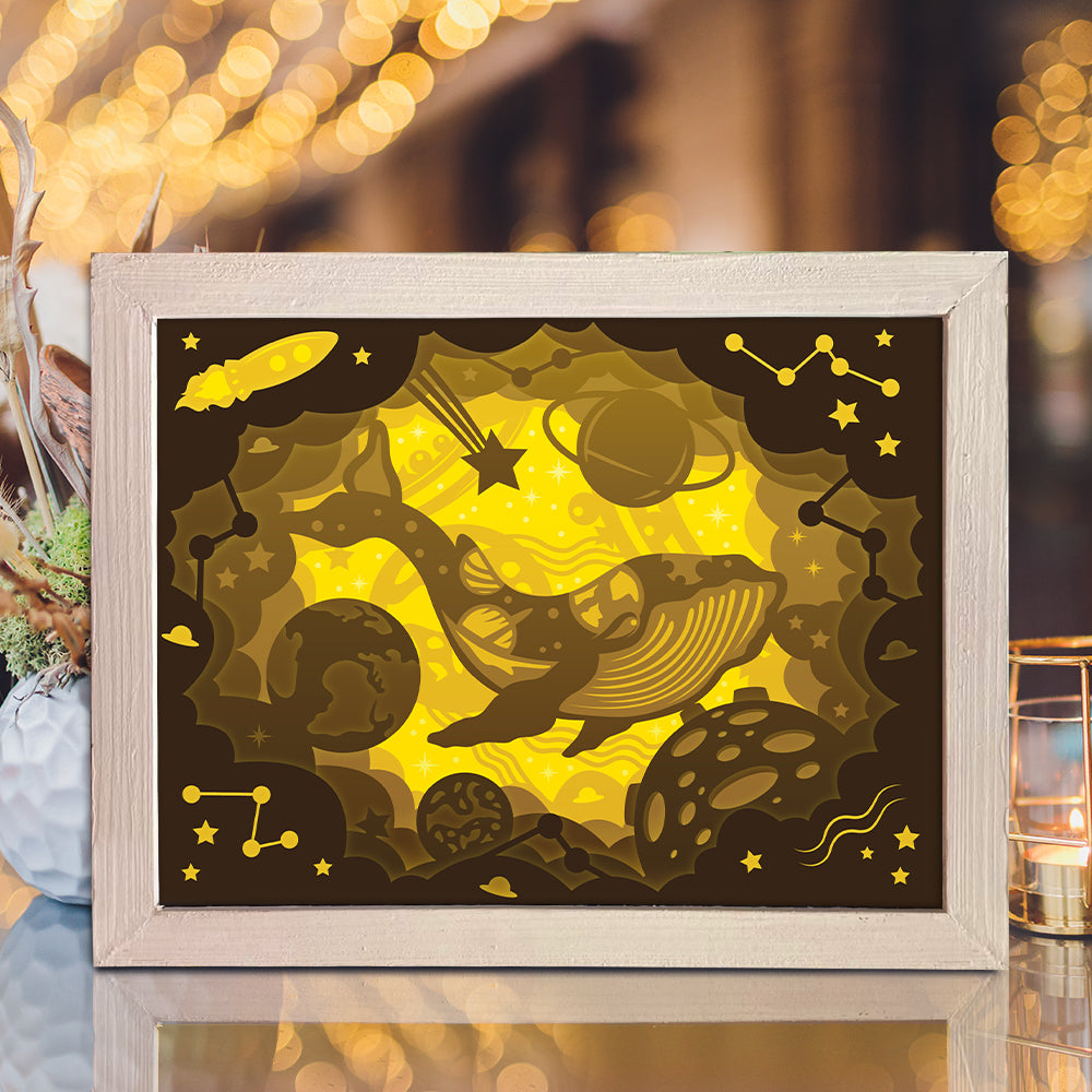 Whale 3 – 3D Lightbox SVG File for Cricut & Silhouette