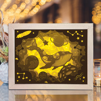 Whale 3 – 3D Lightbox SVG File for Cricut & Silhouette